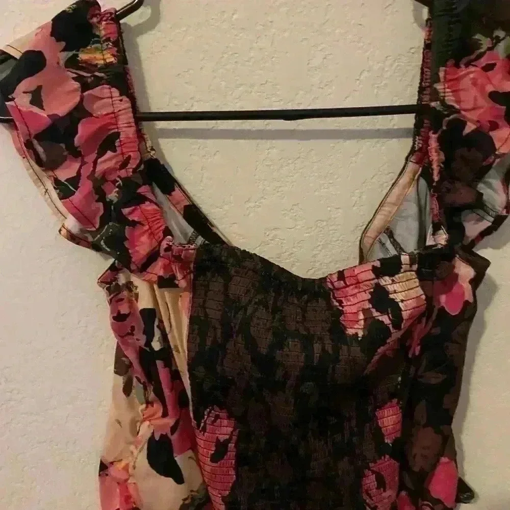 Free People Mimi Off The Shoulder Retro Combo Top Size S